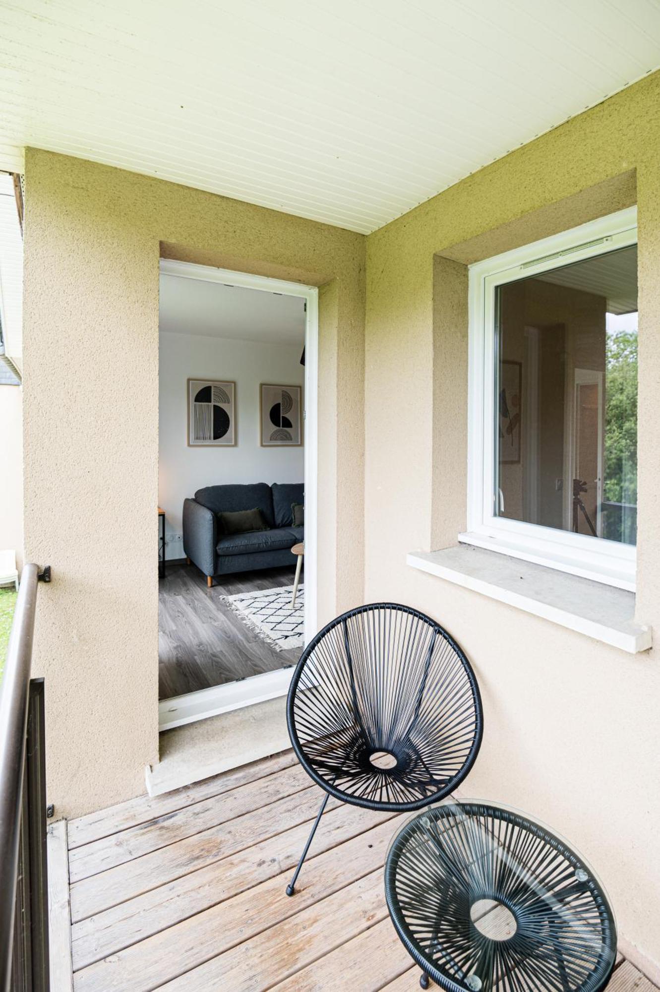 Appartement Cosy 5 Mins Honfleur Piscine Terrasse Équemauville Exteriör bild